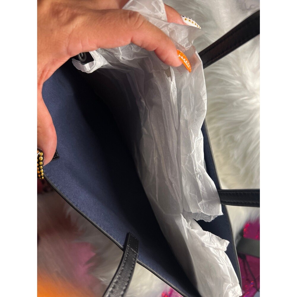 Tory Burch Black Tote with Gold Stars - Picture 3 of 7